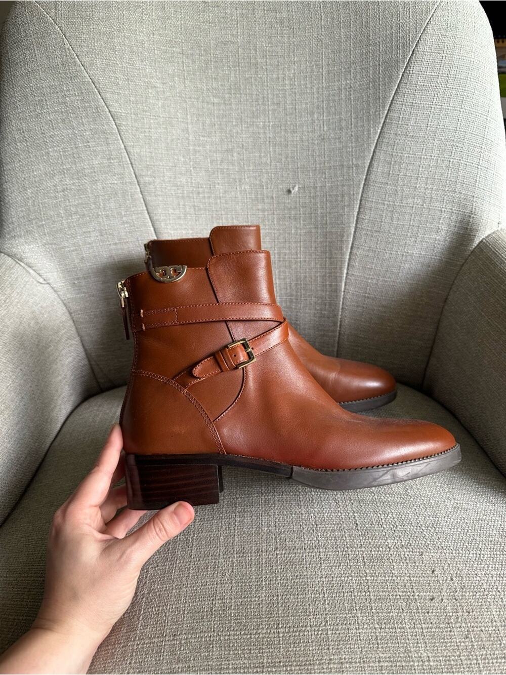 Tory Burch Leather Sidney Bootie NEW